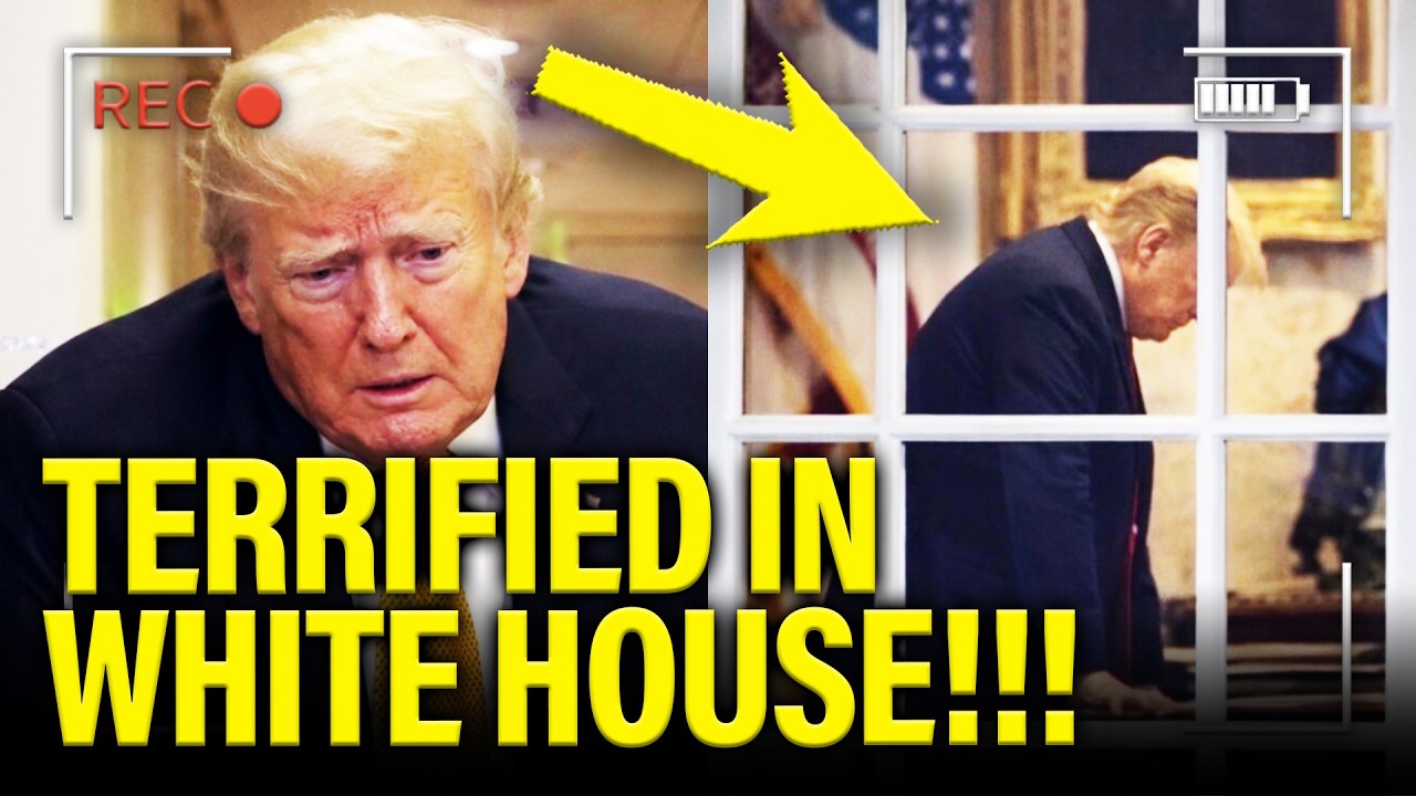 Trump HIDES in WH and ADMITS HE’S TERRIFIED!!!