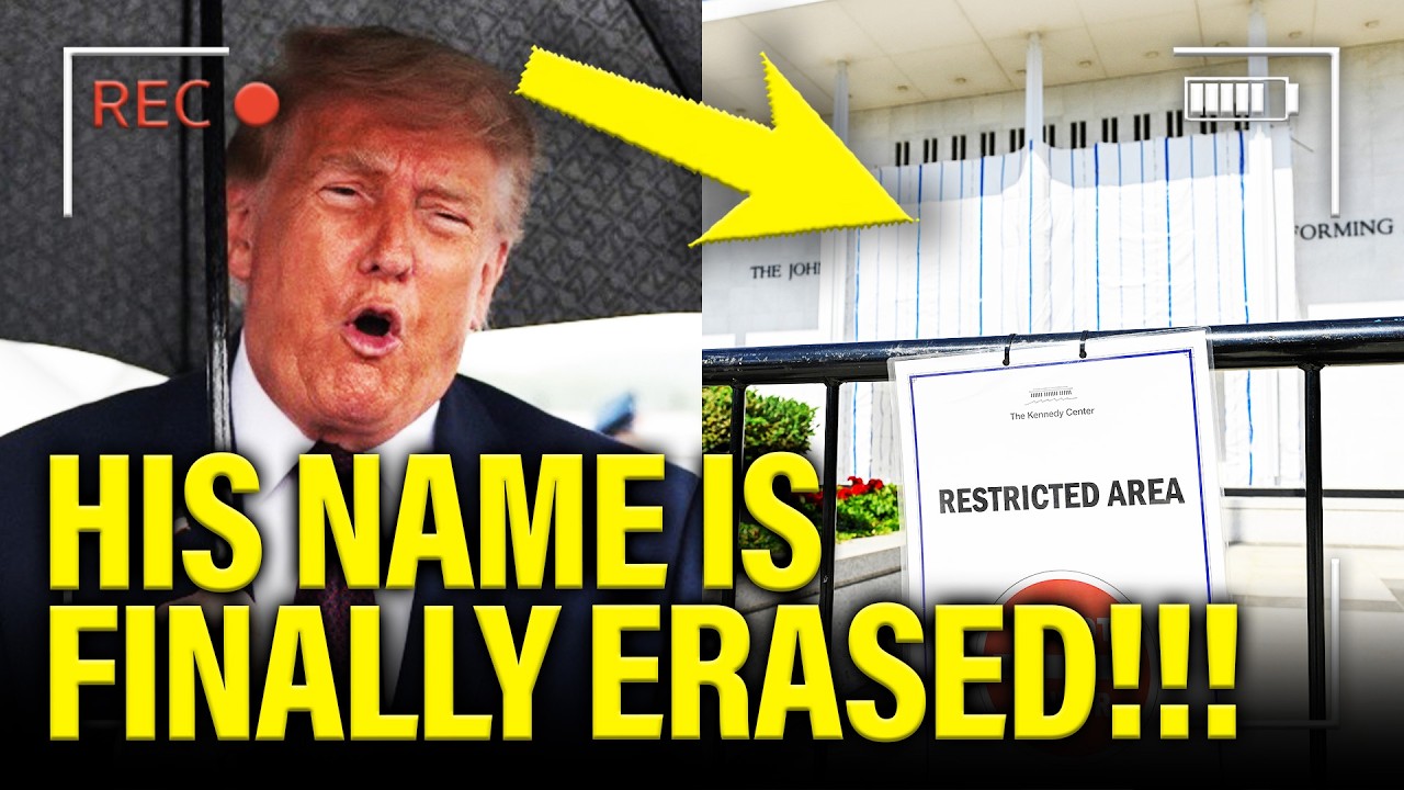 Trump’s name ERASED FROM CENTER after BRUTAL COURT LOSS!!