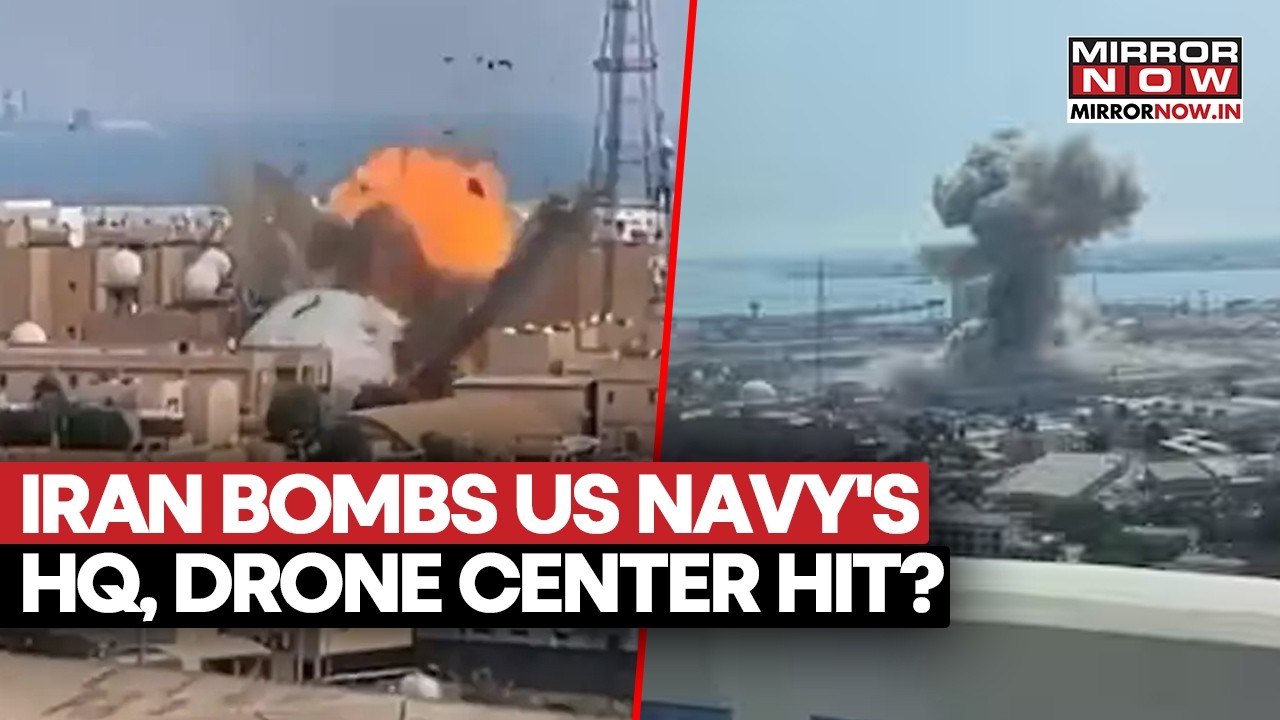 BAHRAIN BURNS: Iran Attacks US Navy’s 5th Fleet HQ, P-8 Hangars, Drone Command Centre Bombed?