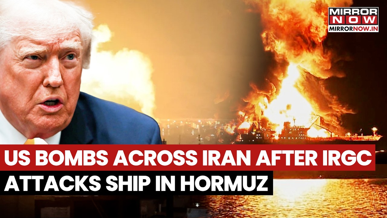 US Launches Fresh Strikes For Third Time Across Iran After IRGC Allegedly Attacked Ship In Hormuz