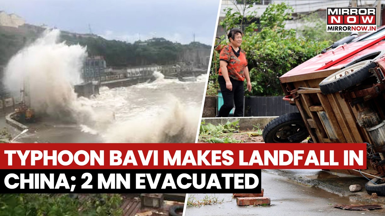 TYPHOON BAVI Makes Landfall In China, Over 2 Million Evacuated After Japan, Taiwan, Philippines
