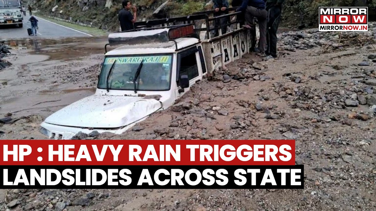 Himachal Pradesh: Heavy Rain Triggers Landslides In Kullu, Shimla, Nahan, IMD Issues Alert