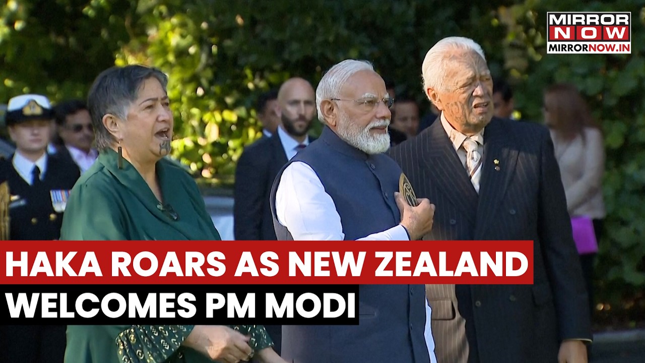 PM Modi Receives Grand Welcome At Government House In New Zealand With Maori Tribe’s Haka Dance