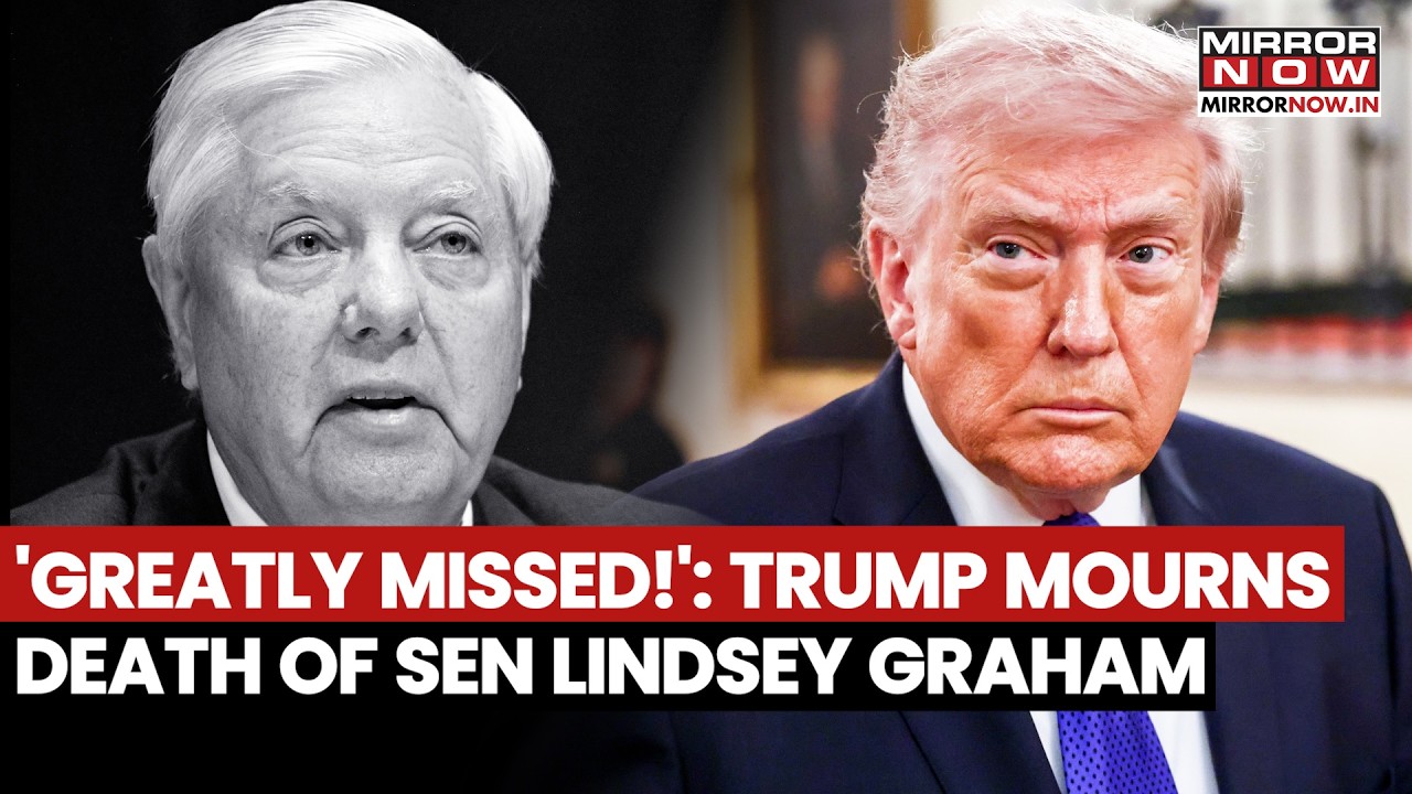 Trump Mourns Death Of His Close Aide Senator Lindsey Graham, Says ”Will Be Greatly Missed!’ | Watch