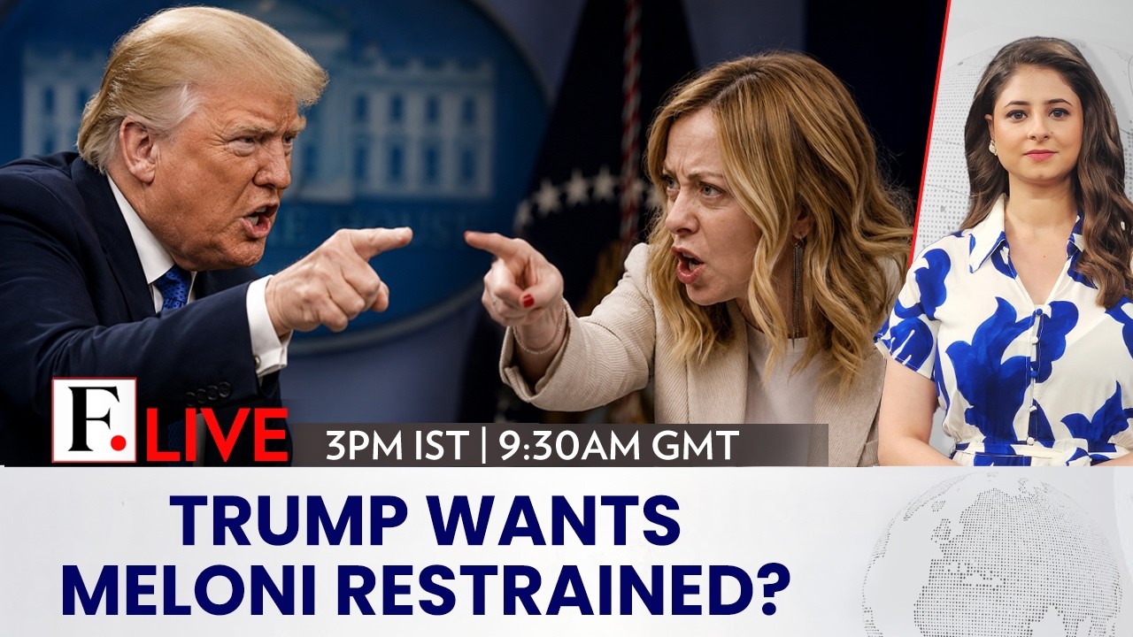 Trump-Meloni Feud Explodes Again After ‘Restraining Order’ Post | Firstpost Live