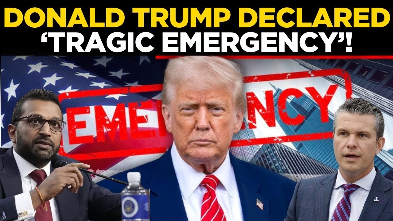 Trump Speech Live | US President Just Declare Emergency | Trump New Message To America | Kash Patel
