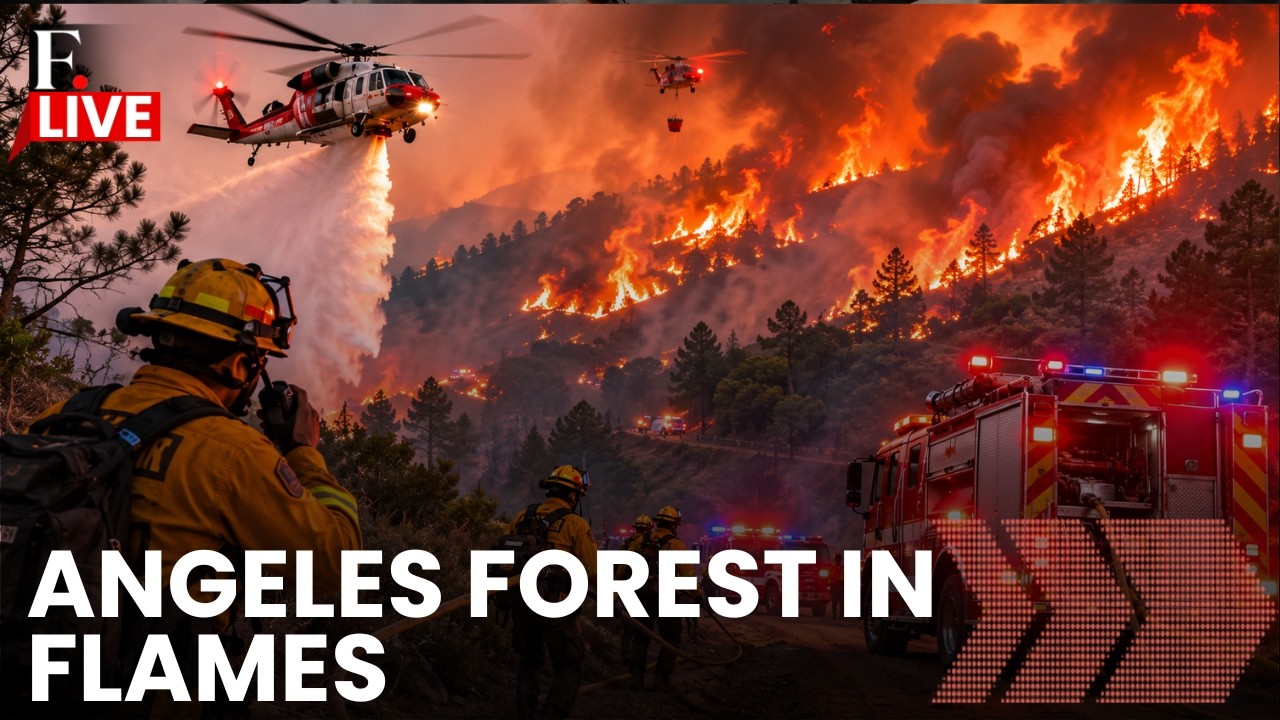 Evacuations Ordered as Forest Fire Spreads Into Angeles National Forest | LIVE