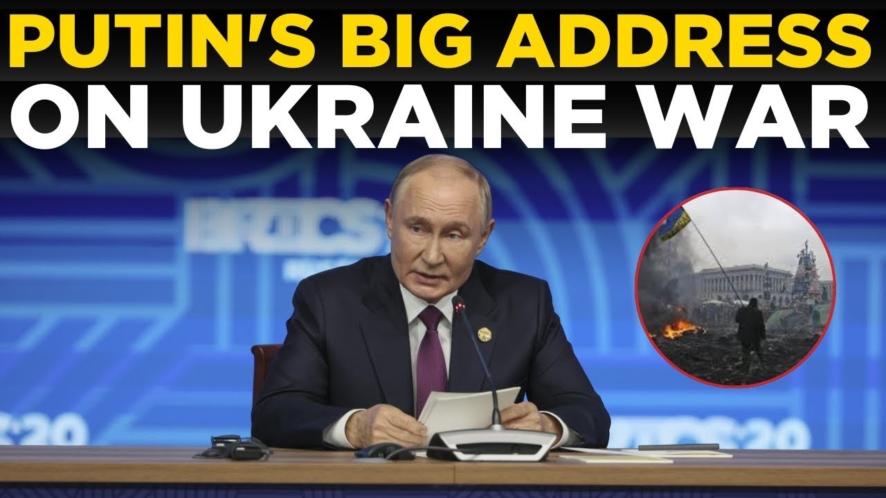 LIVE NEWS: Putin Delivers Big Speech on Ukraine War Developments | Russia Ukraine Conflict