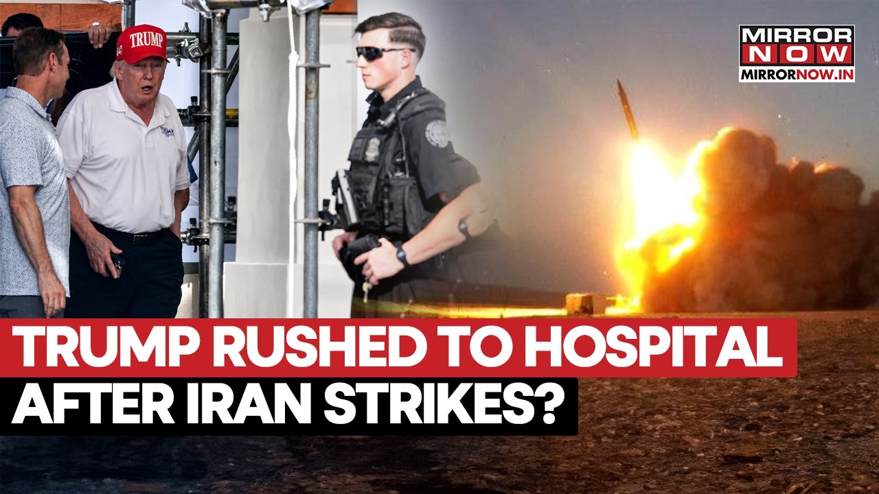 Iran Strikes…Then Trump Rushed To Hospital? Sudden Visit Sparks Panic As Tehran Begins Retaliation