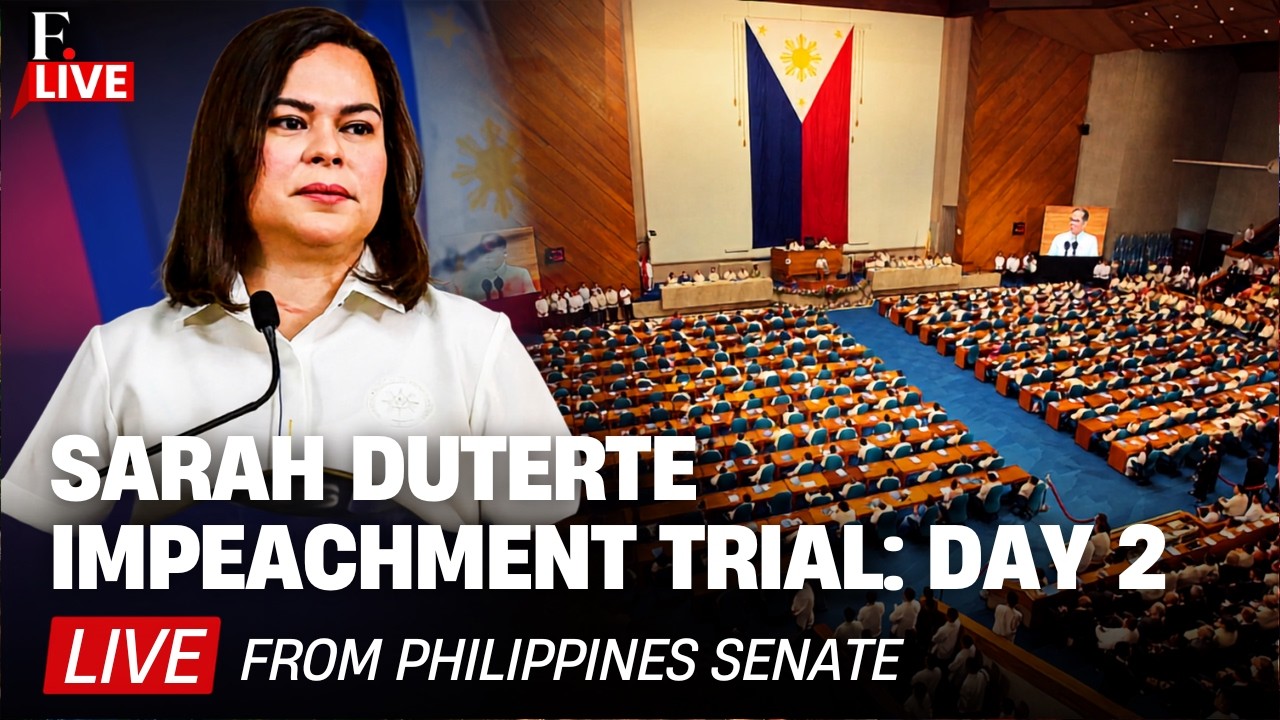 Sara Duterte Trial LIVE | Philippines Senate LIVE | Sarah Duterte Impeachment Hearing LIVE