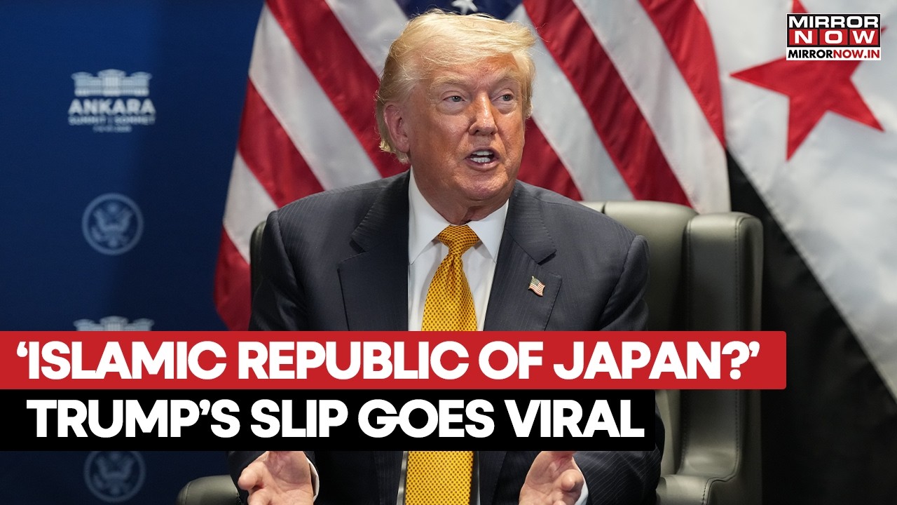 ‘Islamic Republic Of Japan’? Trump’s Slip Of The Tongue During Zelenskyy Meeting Goes Viral | Watch