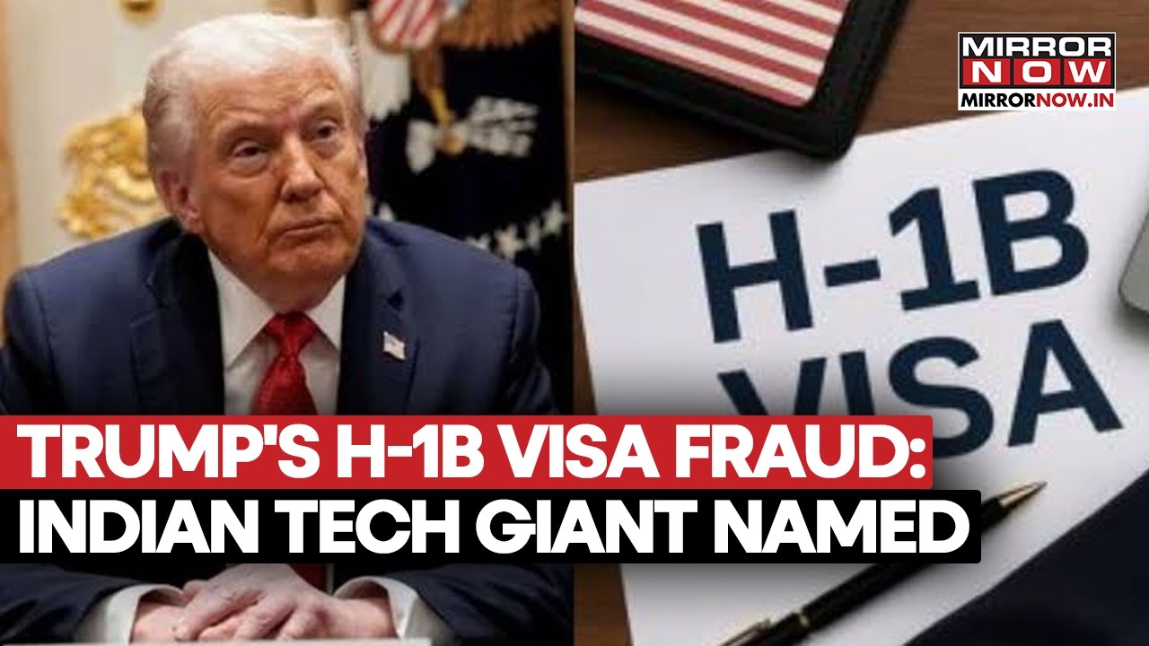 Trump Launches H-1B Visa Fraud Probe; Indian Tech Giant Cognizant Under Scanner | Watch