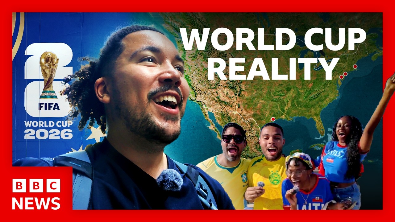 What I found travelling through the World Cup’s US cities | BBC News