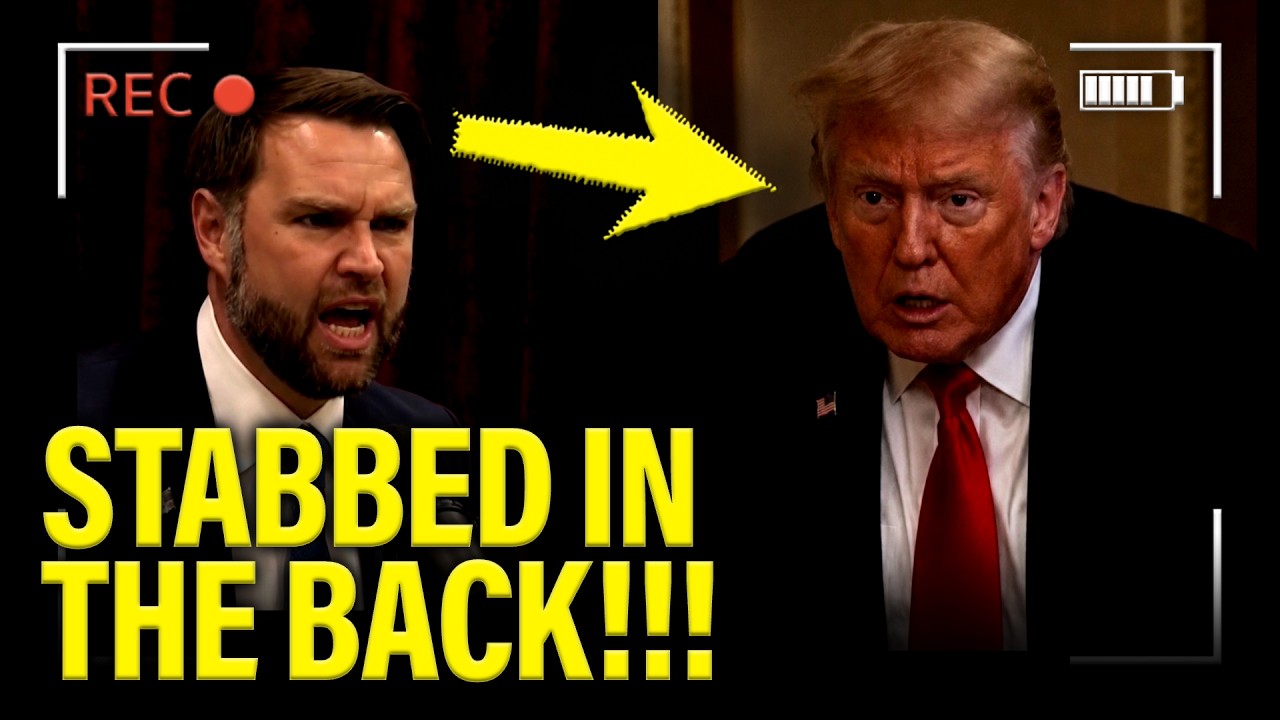 Vance goes for KILL SHOT and THROWS Trump UNDER THE BUS!!