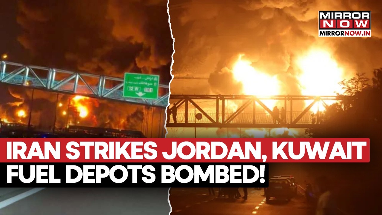 Iran Strikes Kuwait, Jordan After US Strikes! Fuel Depots Set On Fire, Airspace Shut?