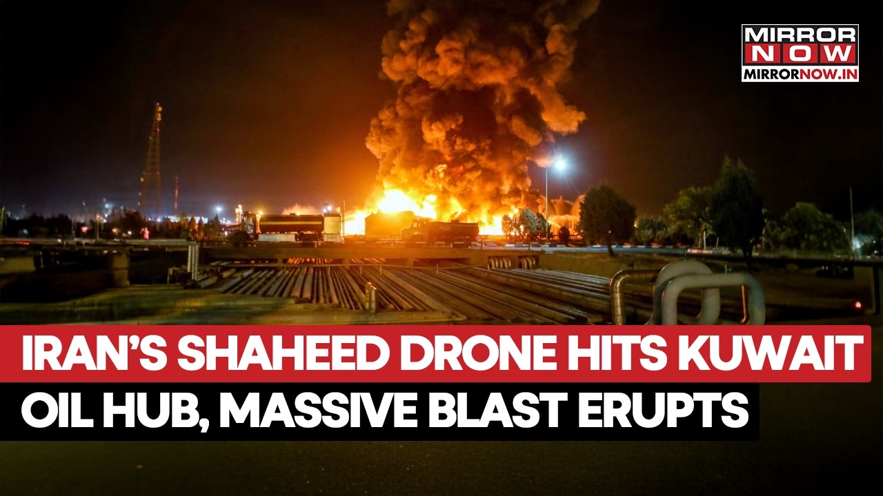 Iran’s Shaheed Drone Slams Kuwait Oil Hub—Massive Explosion Sends Shockwaves Worldwide Amid Crisis
