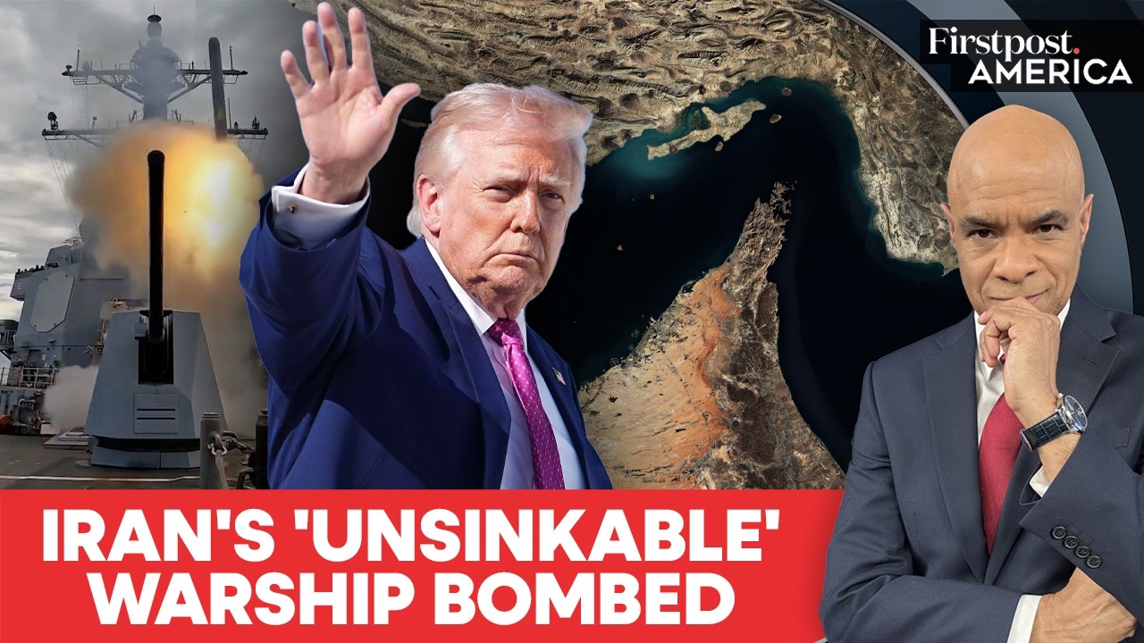 US Strikes Iran’s ‘Unsinkable Aircraft Carrier’ | Iran Targets US Fifth Fleet | Firstpost America