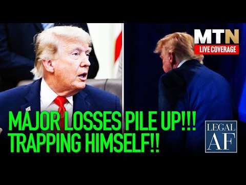 LIVE: Trump TRAPS HIMSELF with MASSIVE COURT LOSSES!!! | Legal AF