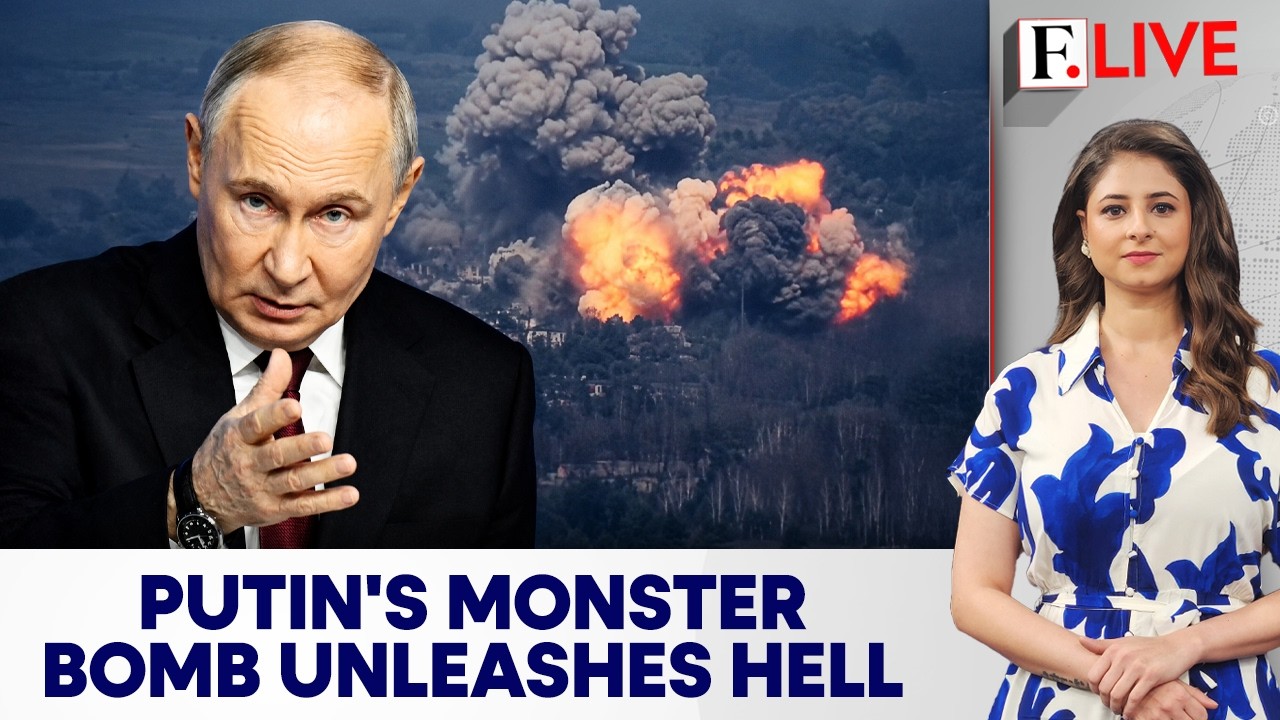 Putin’s Forces Drop FAB-3000 Bomb on Ukraine as Europe Unveils New Missile Shield | Firstpost Live