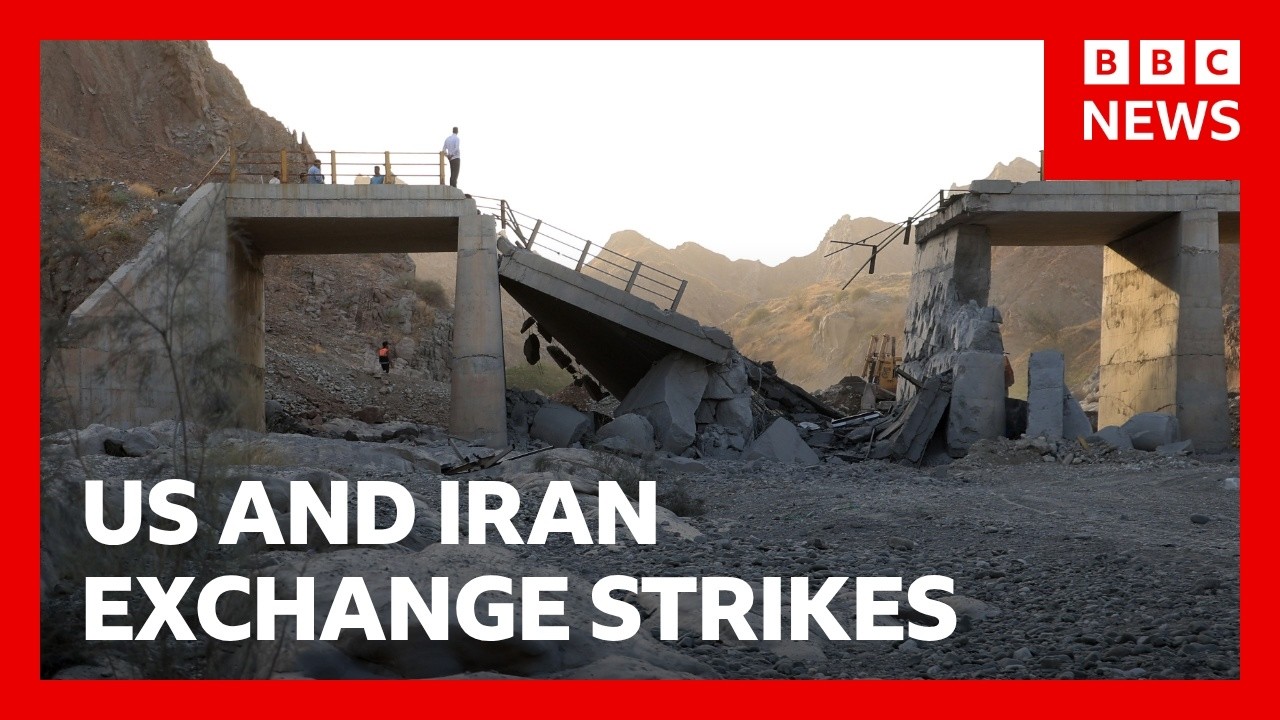 US and Iran exchange strikes after two US soldiers killed in Jordan | BBC News