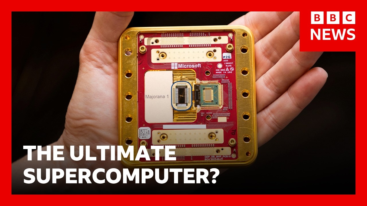 Microsoft in the race to build the ultimate supercomputer | BBC News | BBC News