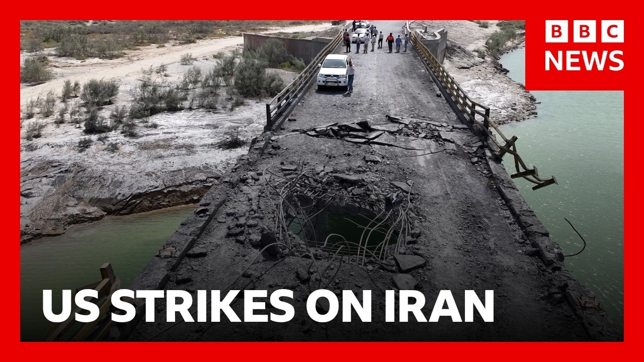 US strikes hit Iran for seventh consecutive night | BBC News