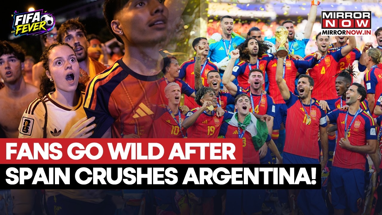 HOLA AMIGOS! Madrid Goes Wild After Spain Beats Argentina To Win FIFA World Cup 2026