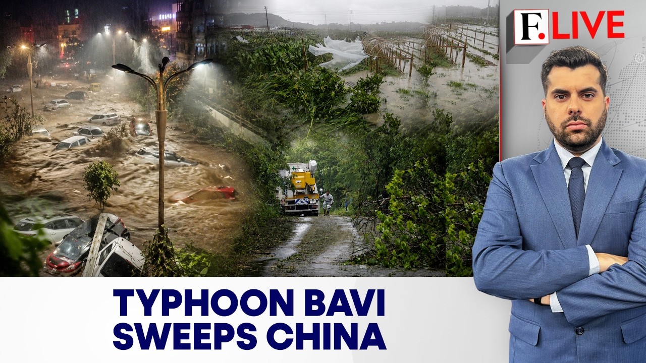 Typhoon Bavi Batters China, Floods Cities, Puts North Korea on High Alert | Firstpost Live