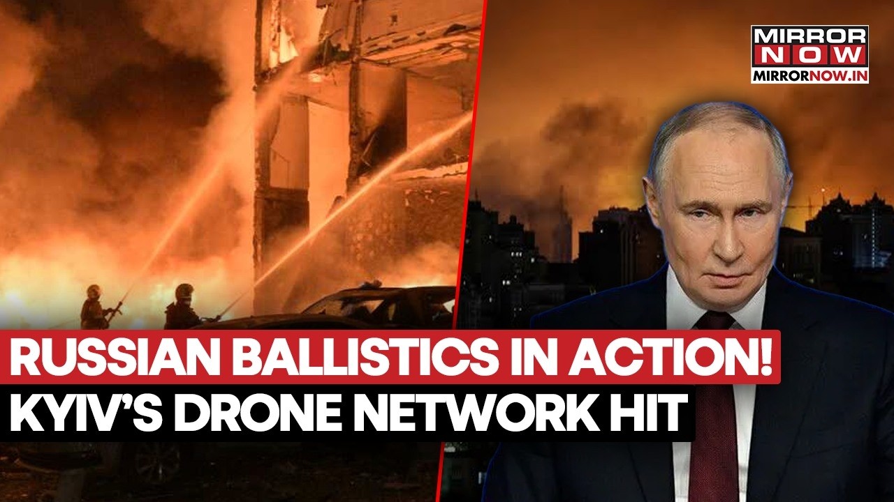 Russia Strikes Kyiv With Ballistic Missiles, Putin Hits Ukraine’s Drone Manufacturing Facilities