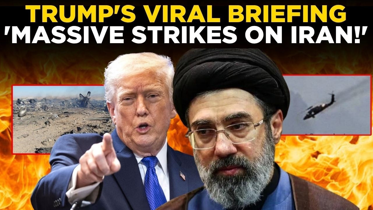 US NEWS LIVE: WATCH Trump’s Latest Fiery briefing on The Middle East Crisis goes Viral
