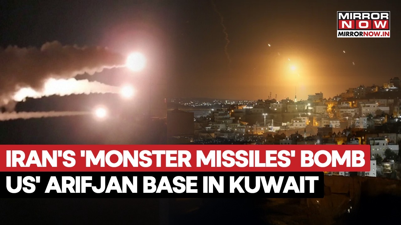 Iran’s ‘MONSTER MISSILES’ Rock US Arifjan Base! Kuwait Attack Sparks Fears Of Full Scale War | Watch