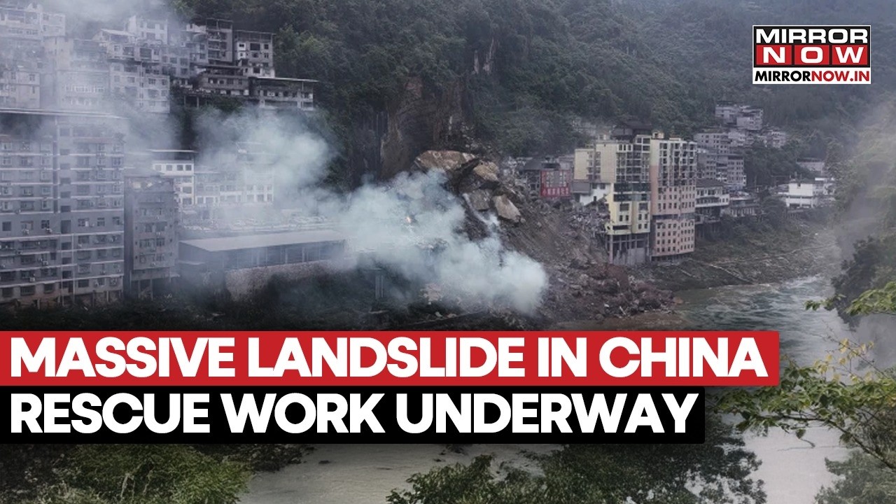 China Landslide Horror! Massive Collapse In Chongqing As Desperate Rescue Race Begins
