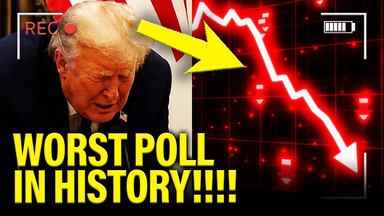 Trump PANICS over WORST POLL in US HISTORY!!