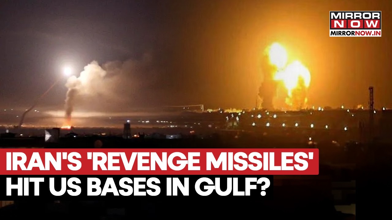 Iran Fires Revenge Missiles On US Bases In Guld | Kuwait, Bahrain Attacked, IRGC Claims Big Hit
