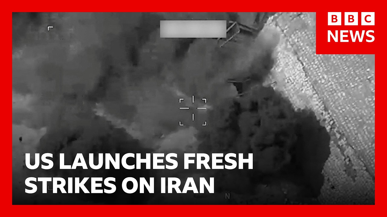 US military launches strikes against Iran to “further degrade” capabilities  | BBC News