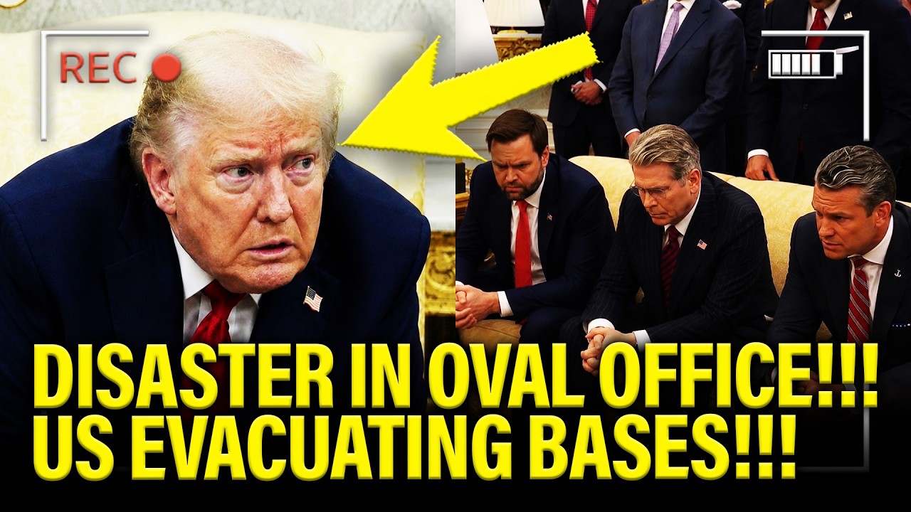 Trump has DISASTER PRESSER has he EVACUATES US BASES!!!