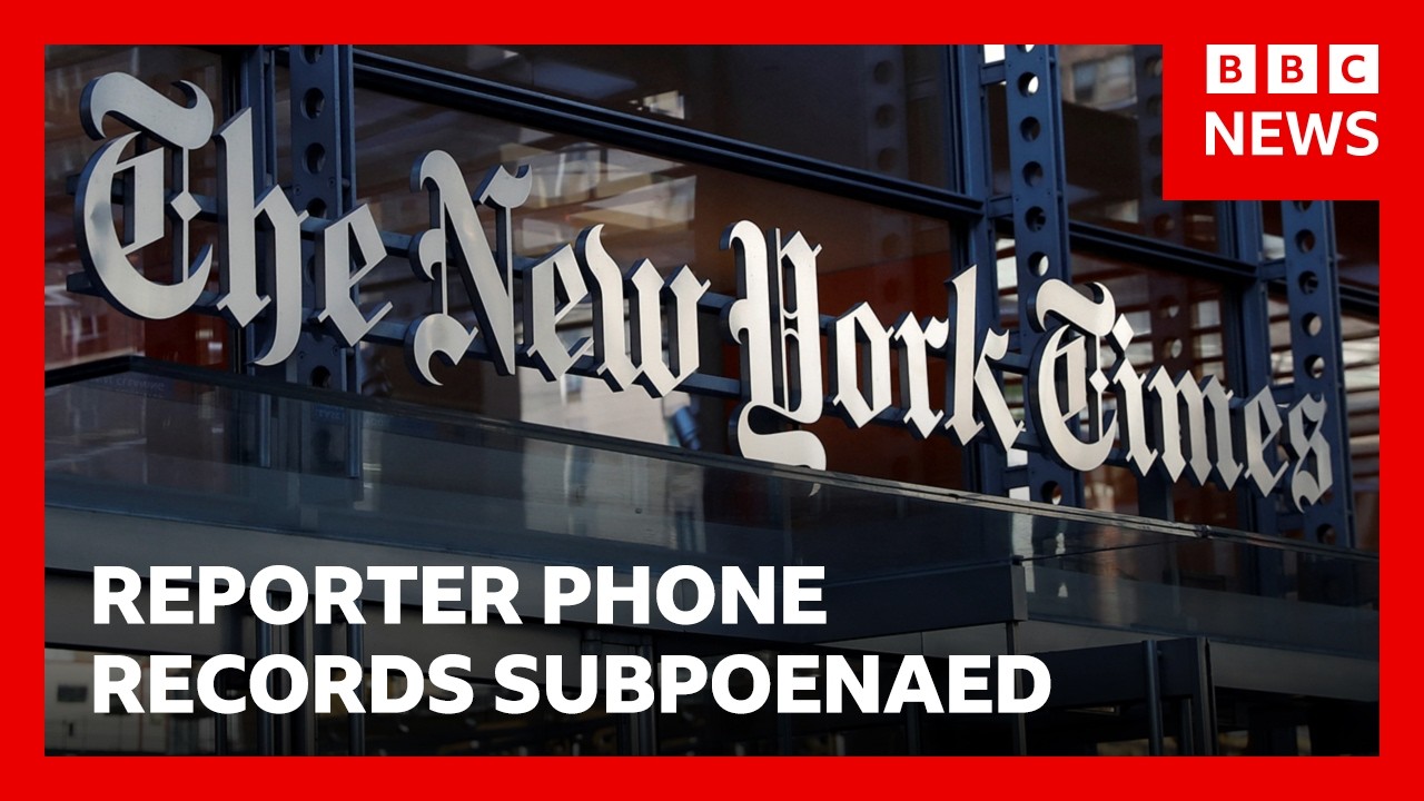 New York Times subpoenas raise press freedom concerns | BBC News