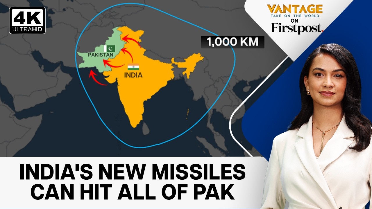 India’s 1,000 KM Range Weapons Can Strike ‘Anywhere in Pakistan’ | Vantage on Firstpost | 4K