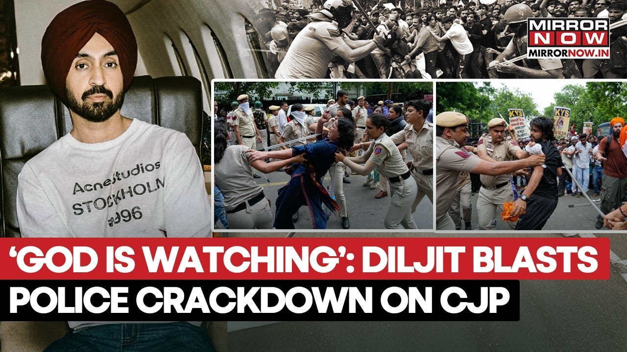 CJP Protest Row: Diljit Dosanjh Supports Students After Police Action, Says ‘Listen To…’ | Watch