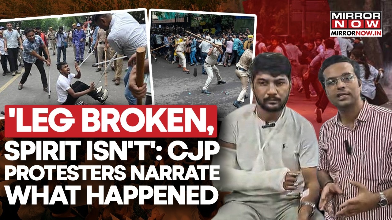 CJP Protesters’ Shocking Story From RML Hospital | ‘Leg Broken, Spirit Isn’t’ After Police Action