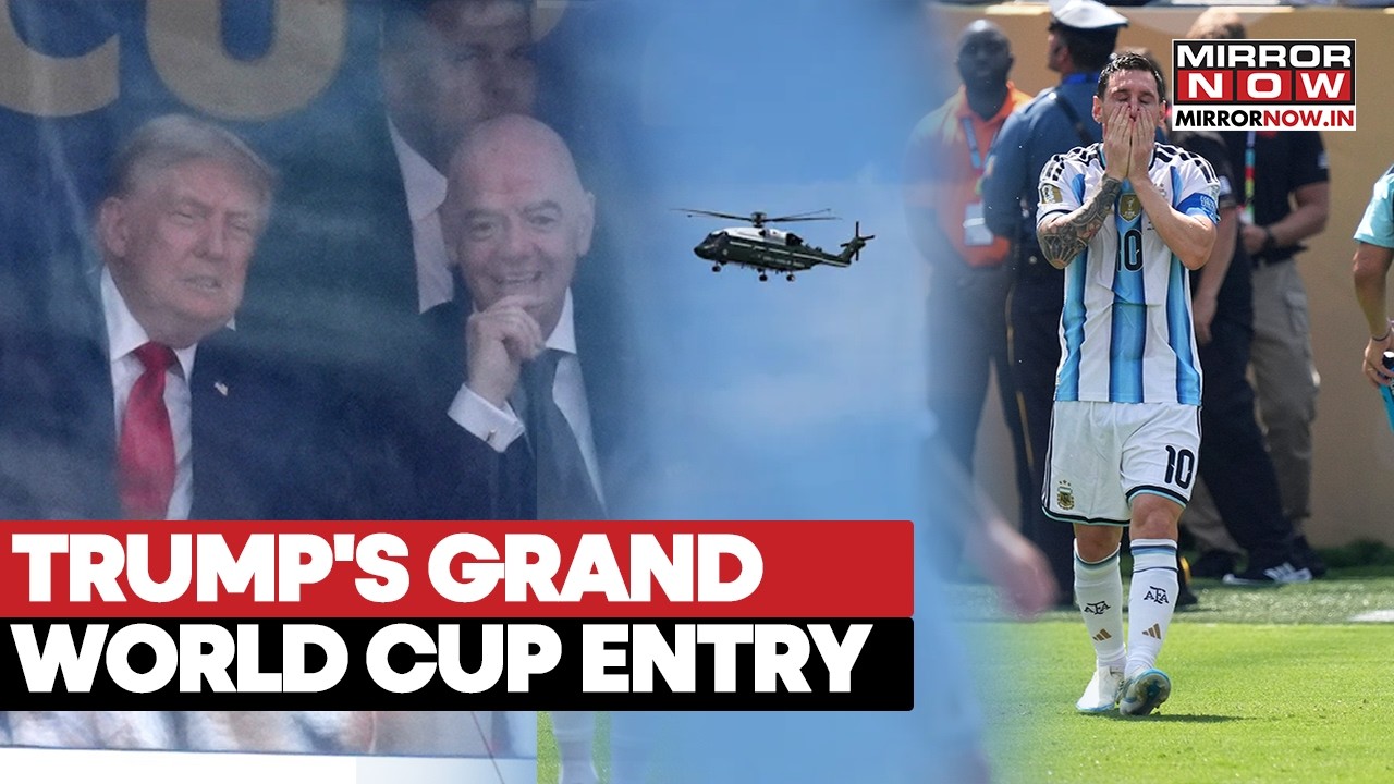 Argentina Vs Spain: Donald Trump’s Marine One Lands at FIFA World Cup 2026 Final