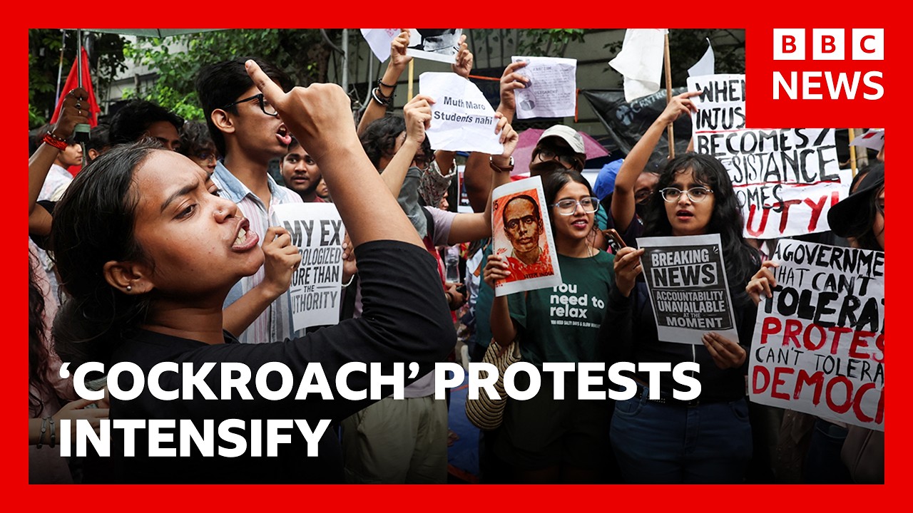 India’s Modi government under growing pressure as ‘cockroach’ protests intensify | BBC News