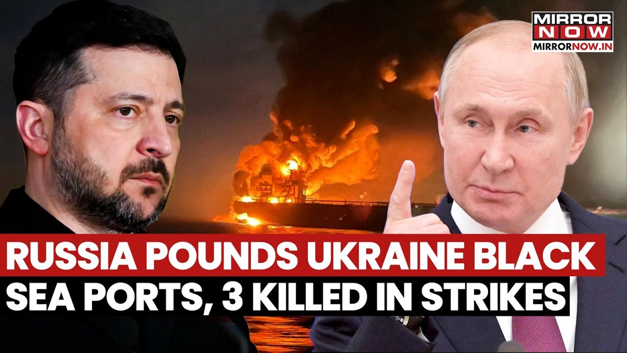 Russia Unleashes Deadly Assault On Ukraine’s Black Sea Ports, Killing Three In Fresh Strikes