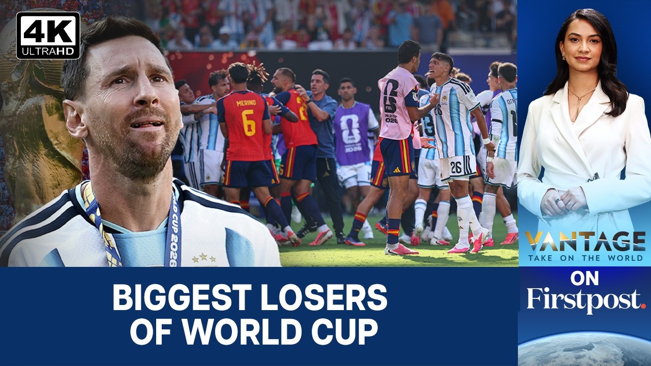 Argentina Players Trigger Brawl After Losing To Spain in FIFA WC Final | Vantage on Firstpost | 4K
