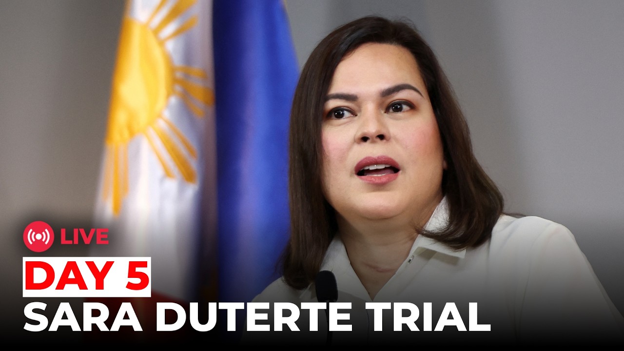 Sara Duterte Hearing LIVE: Day 5 of Duterte Impeachment Trial | Philippines Senate | Jeremy Lotoc