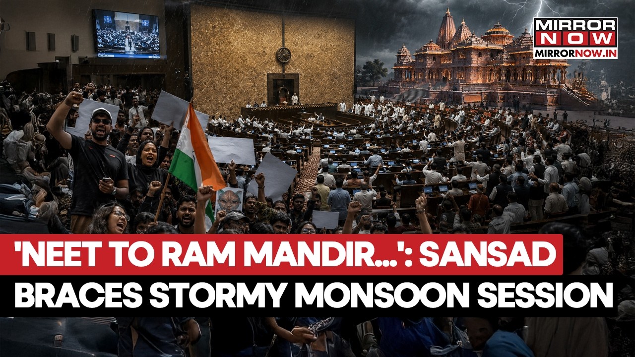 Parliament Monsoon Session: NEET CJP Protest To Ram Mandir Donation Scam, Agenda Revealed