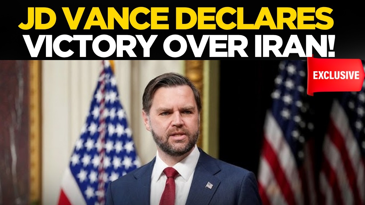 US Vs Iran War LIVE | JD VANCE DECLARES VICTORY OVER IRAN! | Trump Latest Live | Trump News