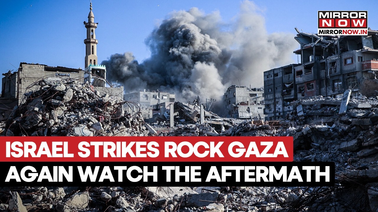 Israeli Strikes Pound Central Gaza: 1 Killed, 11 Wounded As Fresh Attack Leaves Trail Of Chaos