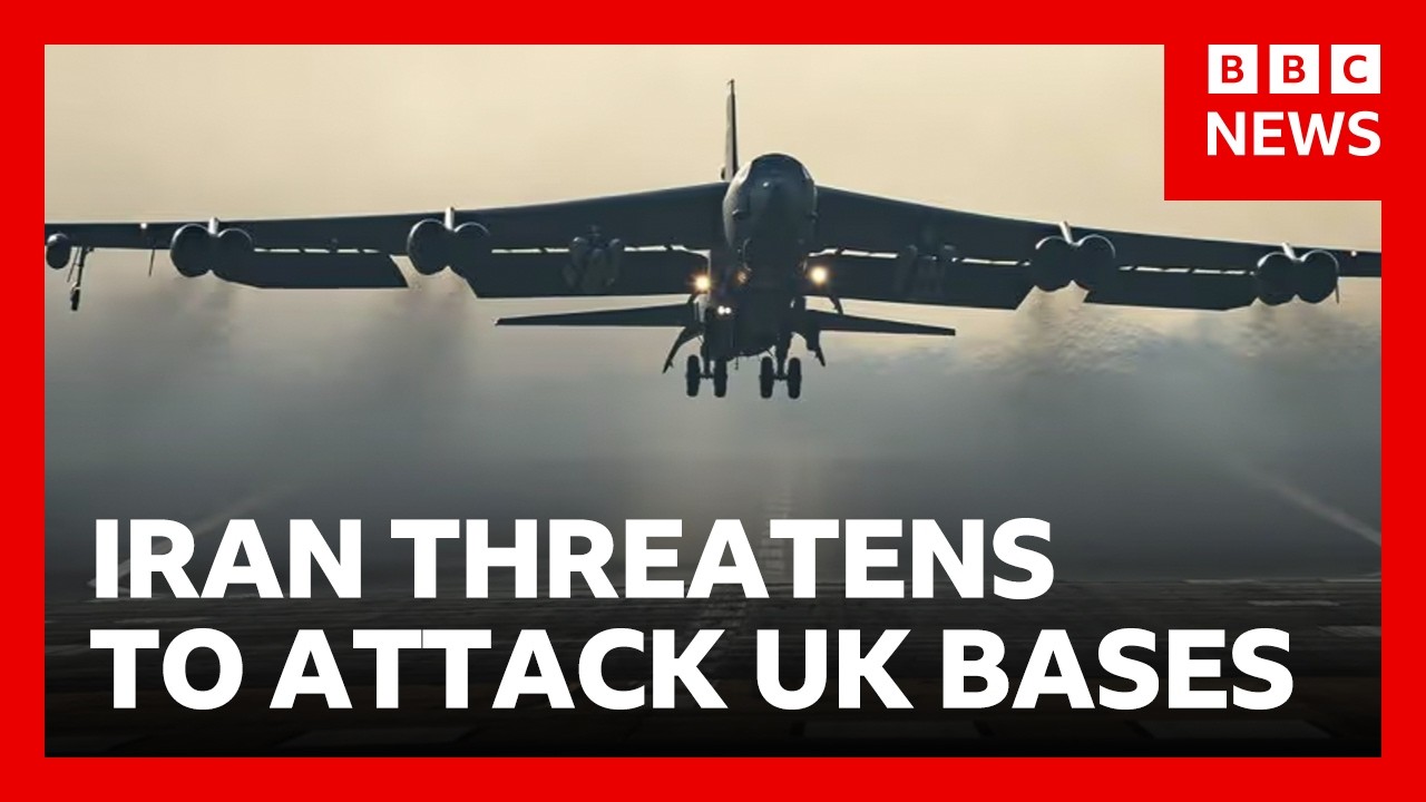 Iran threatens to attack UK bases used by US forces – risking wider war | BBC News