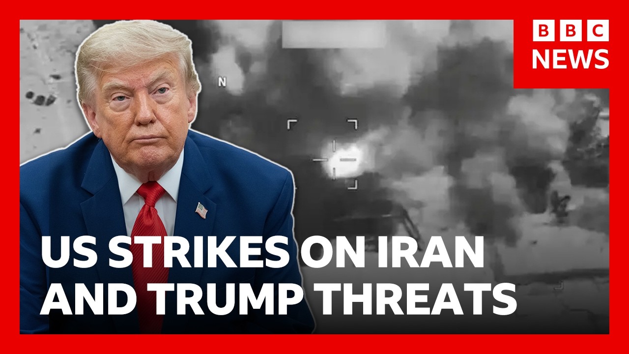US renews strikes on Iran as Trump threatens to attack nuclear site | BBC News